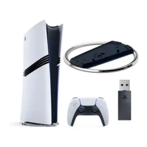 PS5 Pro 遊戲主機＋《PS5 PlayStation Link™ USB 轉換器＋PS5 主機直立架》